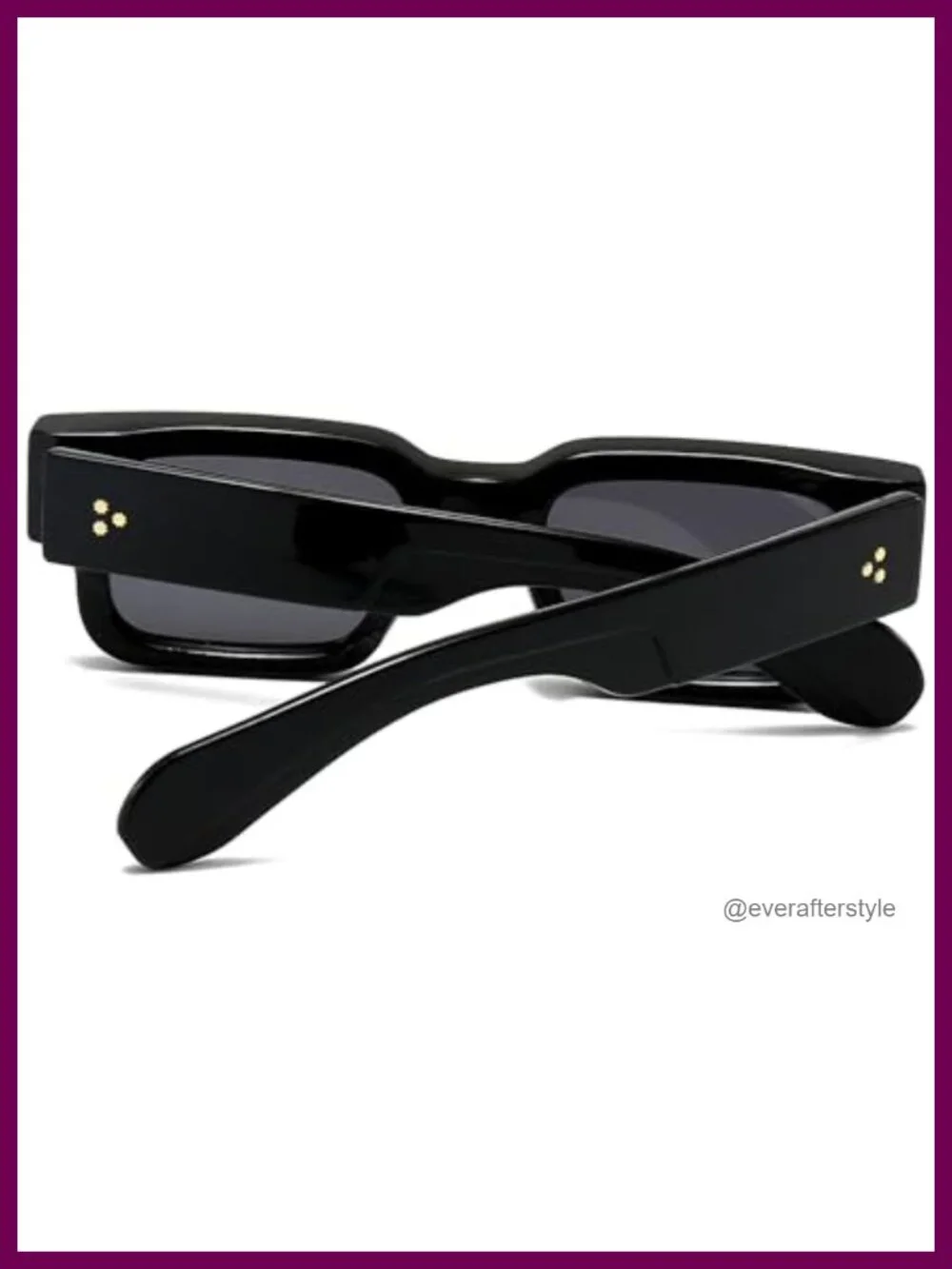 Thick Frame Square Sunglasses Women Men Chunky Rectangle Shades UV400